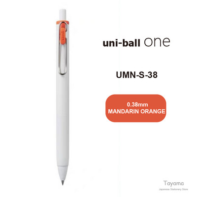 1gab Japāna Jauna Uni-ball One Gel Ink Lodīšu pildspalva 0,38/0,5mm UMN-S-38/05 Studentu birojs 21 krāsā