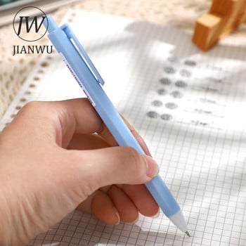 JIANWU 6 бр./компл. Morandi Simple Gel Pen 0,5 mm черно мастило ST Nib Писалка за писмен изпит за студенти Канцеларски материали Офис Училищни пособия