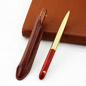 Ξύλινα στυλό Rollerball στυλό Ροζ χρυσό στυλό για γράψιμο διαφημιστικών δώρων Προσαρμοσμένο στυλό μπάλας