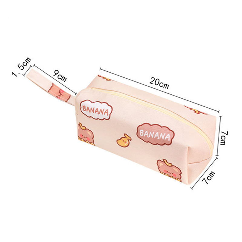 4 stila Kawaii Bear zīmuļu somas Multfilmas Jauki, vienkārši zīmuļu futrāļi Studentu skolas piederumi Kancelejas piederumu zīmuļu maisiņi