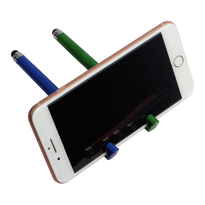 10PCS/LOT GENKKY Novost 3 u 1 višenamjenska gel olovka Stylus u mobilnom telefonu Touch olovka i držač telefona za pisanje 0,5 mm gel olovke