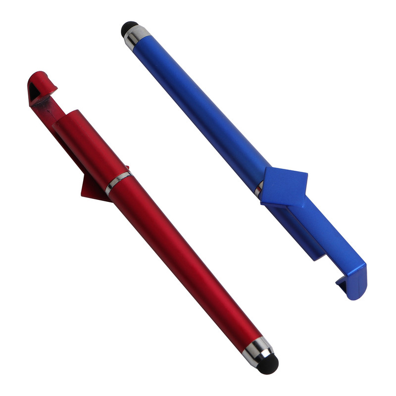 10PCS/LOT GENKKY Novost 3 u 1 višenamjenska gel olovka Stylus u mobilnom telefonu Touch olovka i držač telefona za pisanje 0,5 mm gel olovke