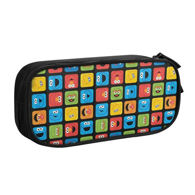 Prilagođena crtana Ulica Sesame Slatka pernica Dječaci Djevojčice Velikog kapaciteta Cookie Monster Torbica za olovke Školski pribor