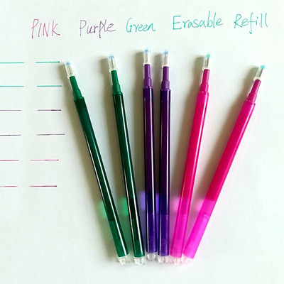 6PCS punilo za brisljive olovke 0,7 mm Frikcijske olovke za gel olovke za punjenje Brisive olovke Frikcijski korejski pribor za pisanje Escolar Papelaria