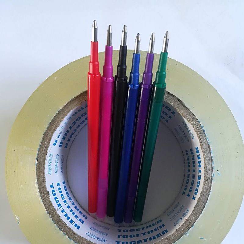 6PCS punilo za brisljive olovke 0,7 mm Frikcijske olovke za gel olovke za punjenje Brisive olovke Frikcijski korejski pribor za pisanje Escolar Papelaria