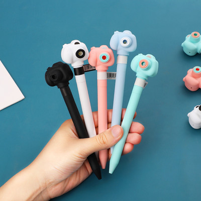 1 kom 0,5 mm kreativna gel olovka za kameru će zvučati i svijetliti. Slatka olovka za dekompresiju, olovka za opuštanje za studentski pribor Kawaii
