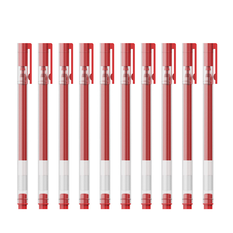 Xiaomi BEIFA Super gel olovke za pisanje 0,5 MM crna/crvena olovka za potpisivanje 1800M duljina pisanja za školske uredske materijale