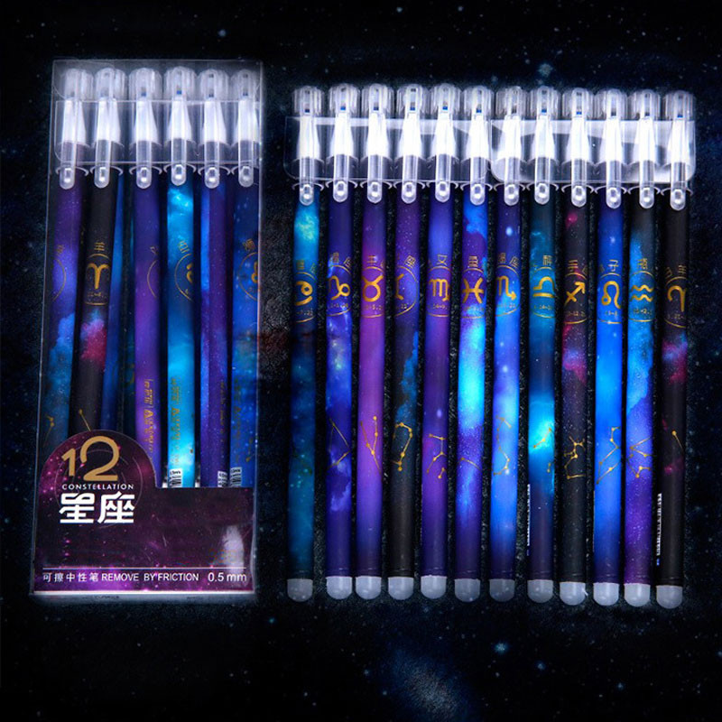 Set olovaka Constellation od 12 komada Školski pribor 0,5 mm Kawaii gel olovka za pisanje Uredski dodaci Slatka korejska dopisnica
