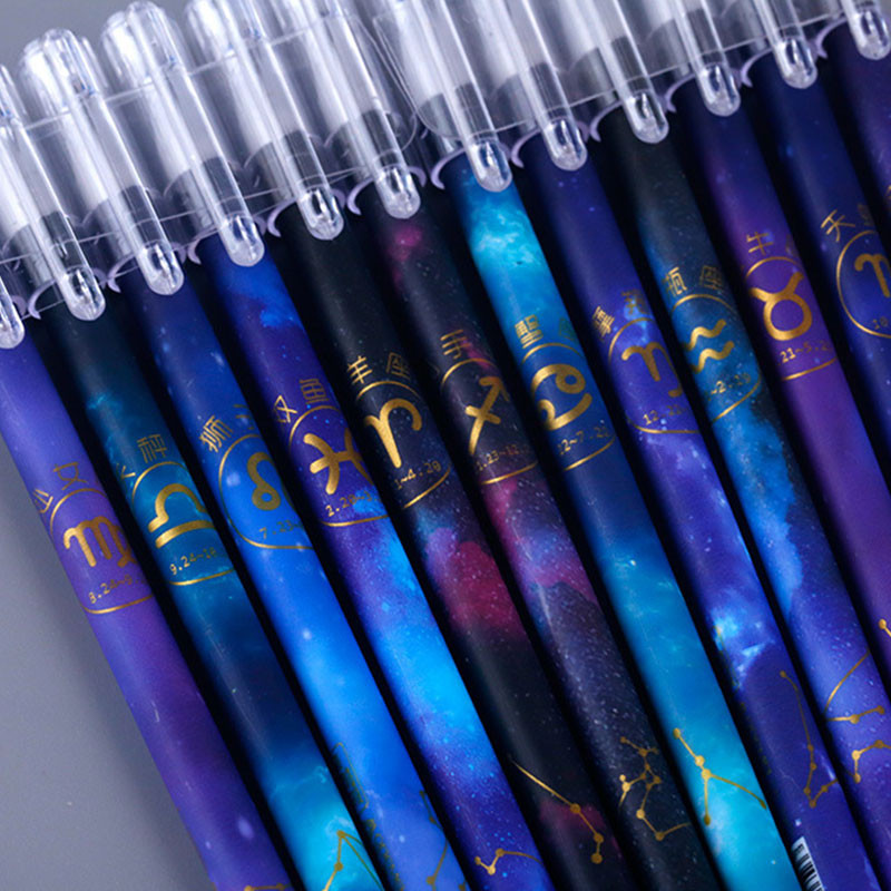 Set olovaka Constellation od 12 komada Školski pribor 0,5 mm Kawaii gel olovka za pisanje Uredski dodaci Slatka korejska dopisnica
