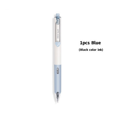 1/6 gab. Silta sirds gēla pildspalva īpaši izturīga rakstīšanai 0,5 mm lodīšu, melnas krāsas tintes biroja skolas skolēna dāvana F7320