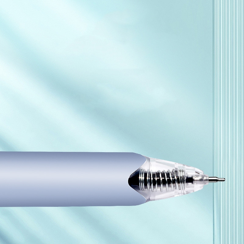 1/6 gab. Silta sirds gēla pildspalva īpaši izturīga rakstīšanai 0,5 mm lodīšu, melnas krāsas tintes biroja skolas skolēna dāvana F7320