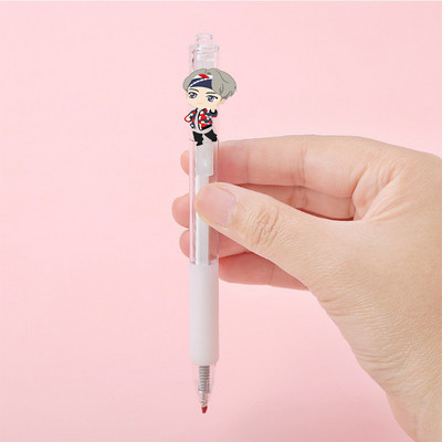 1 kom. Korejski pribor slatka olovka Kpop tema Cosplay rekvizit Crtić Kemijska olovka u 8 boja / gel olovka Kawaii školski darovi za pisanje