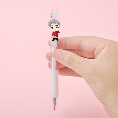 1 kom. Korejski pribor slatka olovka Kpop tema Cosplay rekvizit Crtić Kemijska olovka u 8 boja / gel olovka Kawaii školski darovi za pisanje