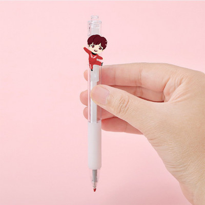 1 kom. Korejski pribor slatka olovka Kpop tema Cosplay rekvizit Crtić Kemijska olovka u 8 boja / gel olovka Kawaii školski darovi za pisanje