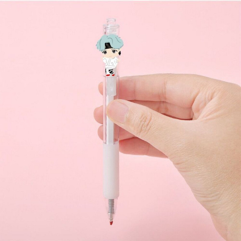 1 kom. Korejski pribor slatka olovka Kpop tema Cosplay rekvizit Crtić Kemijska olovka u 8 boja / gel olovka Kawaii školski darovi za pisanje
