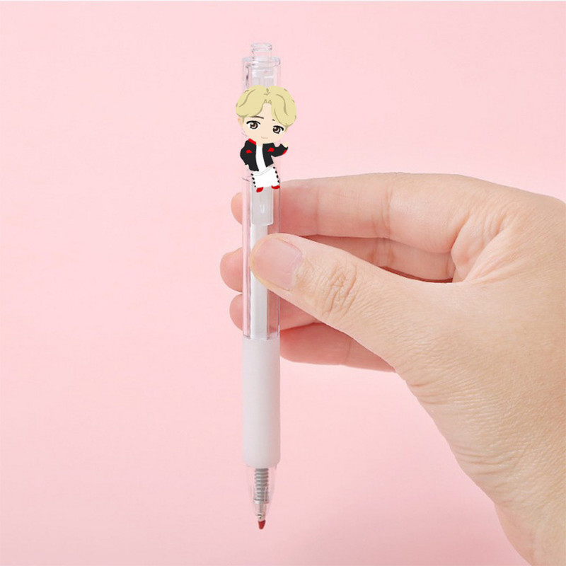 1 kom. Korejski pribor slatka olovka Kpop tema Cosplay rekvizit Crtić Kemijska olovka u 8 boja / gel olovka Kawaii školski darovi za pisanje