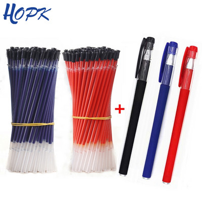 13pcs/Lot 0,38mm Uredska gel olovka Set za punjenje Olovka za potpis Crvena Plava Crna Tinta Štap za punjenje za Ručke Školski pribor Pribor