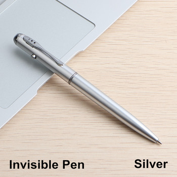 3PCS Invisible Pen Magic LED UV Light Ballpoint στυλό με αόρατο μελάνι Secret στυλό καινοτόμο αντικείμενο για δώρα Σχολικά είδη γραφείου