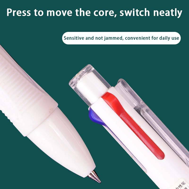 3 u 1 višebojna gel olovka 0,5 mm crna, plava, crvena tinta, automatska olovka, pokloni za učenike, ured, škola, pisanje, kawaii pribor