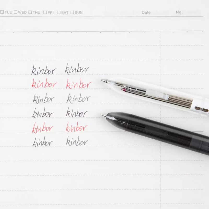 Youpin Kinbor 3-smjerne višenamjenske olovke 0,5 mm crna crvena gel olovka s punjenjem mehanička olovka ekskluzivna gumena uredska škola