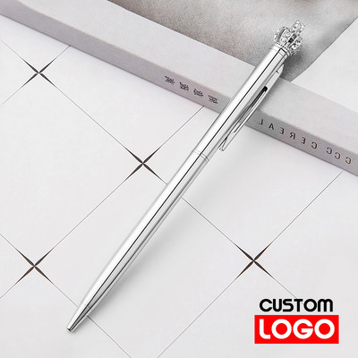 Mala kruna kemijska olovka Prilagođeno reklamiranje Poklon olovka Uredski materijal Veleprodaja Prilagođeni logotip Školski pribor Veleprodaja natpisa