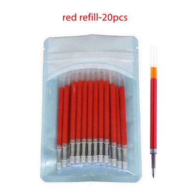 Komplet kemijskih olovaka na uvlačenje crna/crvena/plava tinta za pisanje 0,5 mm gel olovke punjenja Uredski pribor školski pribor Pribor