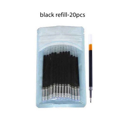 Komplet kemijskih olovaka na uvlačenje crna/crvena/plava tinta za pisanje 0,5 mm gel olovke punjenja Uredski pribor školski pribor Pribor