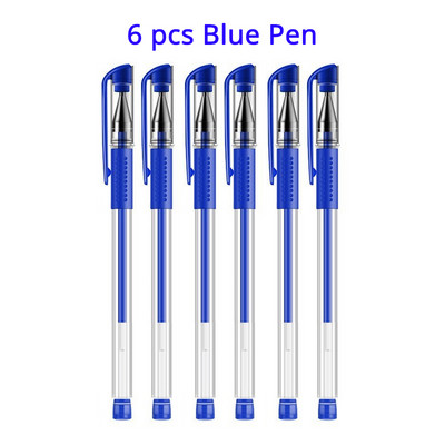 Komplet kemijskih olovaka na uvlačenje crna/crvena/plava tinta za pisanje 0,5 mm gel olovke punjenja Uredski pribor školski pribor Pribor