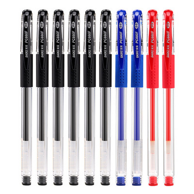 Set de stilouri cu gel de 18 buc Rechizite școlare Negru Albastru Roșu Cerneală Culoare 0,5 mm Pix Kawaii Pix Studenți Papetărie de birou școală