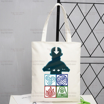Avatar The Last Airbender Shopping Bag Trgovina torbica Bolsas De Tela Tote Bolsa Nomad Cartoon Tribe Shopping Bag Torbica od jute