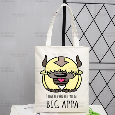 Avatar The Last Airbender Shopping Bag Trgovina torbica Bolsas De Tela Tote Bolsa Nomad Cartoon Tribe Shopping Bag Torbica od jute