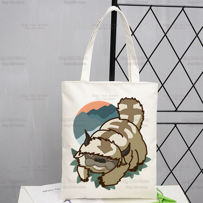 Avatar The Last Airbender Shopping Bag Trgovina torbica Bolsas De Tela Tote Bolsa Nomad Cartoon Tribe Shopping Bag Torbica od jute
