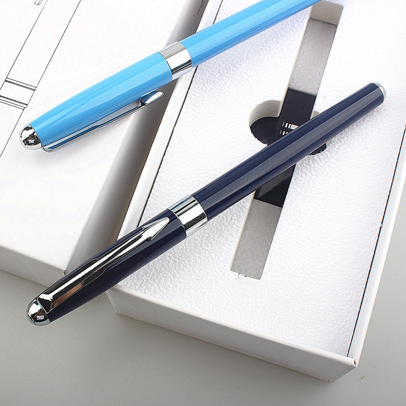 luksuzna visokokvalitetna metalna olovka 0,5 mm crna roler olovka metalna elegantna olovka s tintom s švicarskim potpisom novo