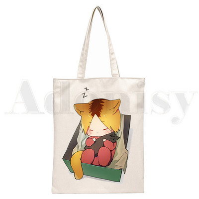 Kozume Kenma Haikyuu!! Nekoma High School Kuroo Ručne torbe Torbe na rame Ležerna kupovina Ženska torba Elegantna platnena torba