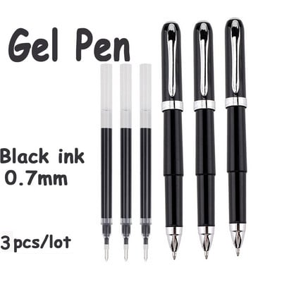 Geelpliiats 0,5–0,7–1,0 mm otsaga pastapliiats, suure mahutavusega, suure tindiga kirjutamine ülisujuv signatuurpliiats kontori- ja koolitarbed