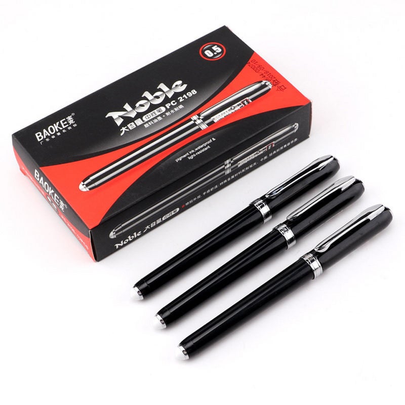 Geelpliiats 0,5–0,7–1,0 mm otsaga pastapliiats, suure mahutavusega, suure tindiga kirjutamine ülisujuv signatuurpliiats kontori- ja koolitarbed