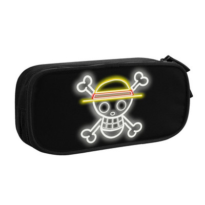 Monkey D. Luffy Smile pernice za dječake, djevojčice, jednodijelne kutije za olovke, torba, školski pribor, velikog kapaciteta