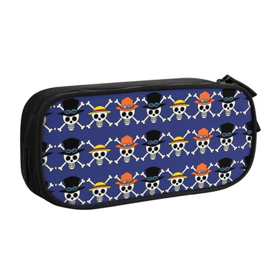 Monkey D. Luffy Smile pernice za dječake, djevojčice, jednodijelne kutije za olovke, torba, školski pribor, velikog kapaciteta