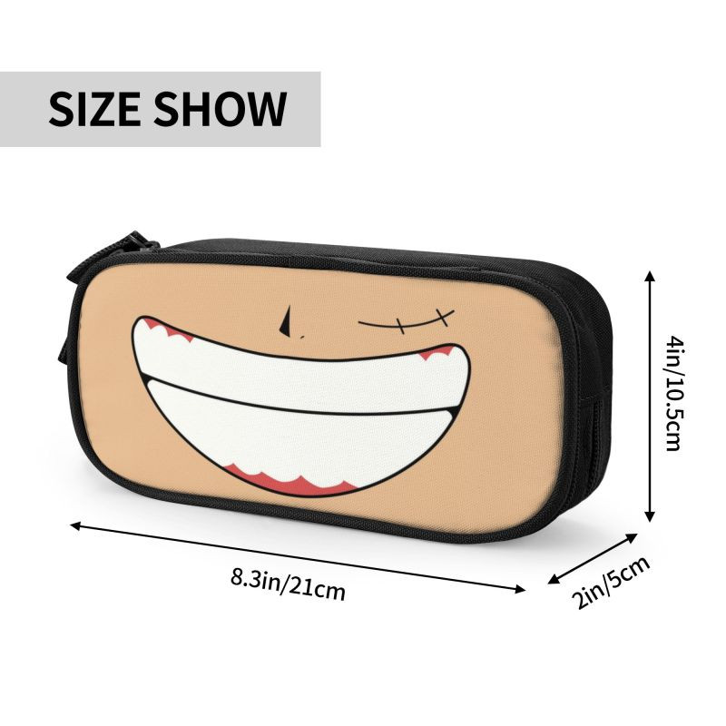 Monkey D. Luffy Smile pernice za dječake, djevojčice, jednodijelne kutije za olovke, torba, školski pribor, velikog kapaciteta