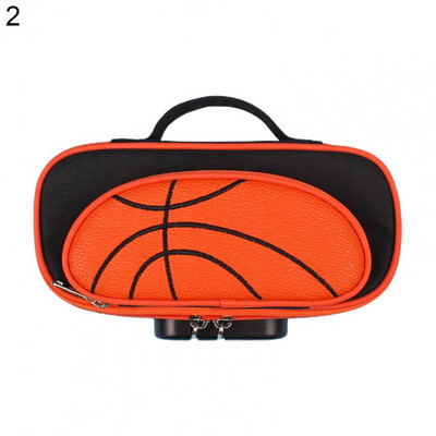 Pieštukų dėžutė Išskirtinio lanksčios rankenos dizaino didelės talpos užrakinamas raštinės reikmenų krepšio raštinės reikmenų dėklas vaikams