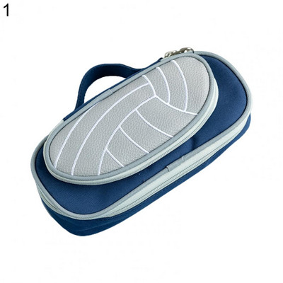 Pieštukų dėžutė Išskirtinio lanksčios rankenos dizaino didelės talpos užrakinamas raštinės reikmenų krepšio raštinės reikmenų dėklas vaikams