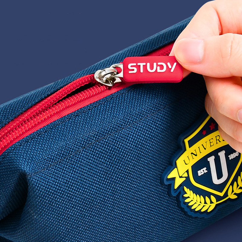 Δημιουργική καμβάς μολυβοθήκη μεγάλης χωρητικότητας, θήκη στυλό Noble School Style Φορητή τσάντα μολυβιών Μολύβια Θήκη για χαρτικά