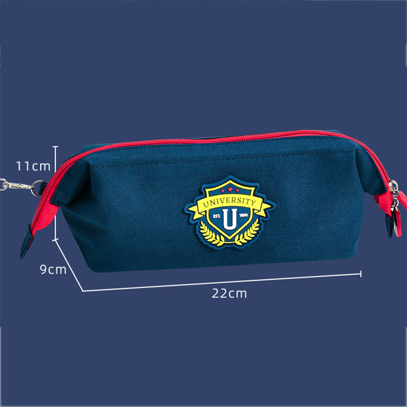 Δημιουργική καμβάς μολυβοθήκη μεγάλης χωρητικότητας, θήκη στυλό Noble School Style Φορητή τσάντα μολυβιών Μολύβια Θήκη για χαρτικά