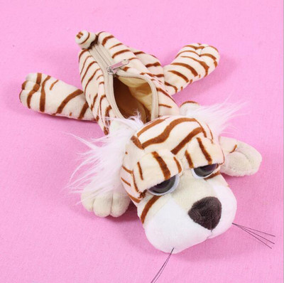 Χονδρική 2 τεμ* Kawaii Cartoon βελούδινη μολυβοθήκη για ζώα Χαριτωμένη τσάντα στυλό Σχολικά είδη Δώρο για παιδιά