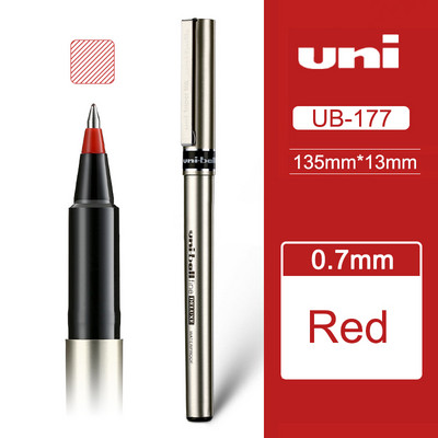 Japan Uni Uni-Ball Fine Deluxe UB-177 0,7 mm Gen Ink Pen Rollerball Pen vodootporna crna/plava/crvena boja tinte