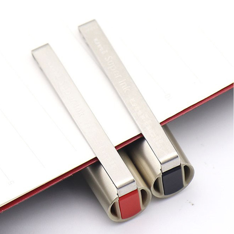 Japan Uni Uni-Ball Fine Deluxe UB-177 0.7mm Gen Ink Pen Pix Roller impermeabil Negru/Albastru/Roșu Culoare de cerneală