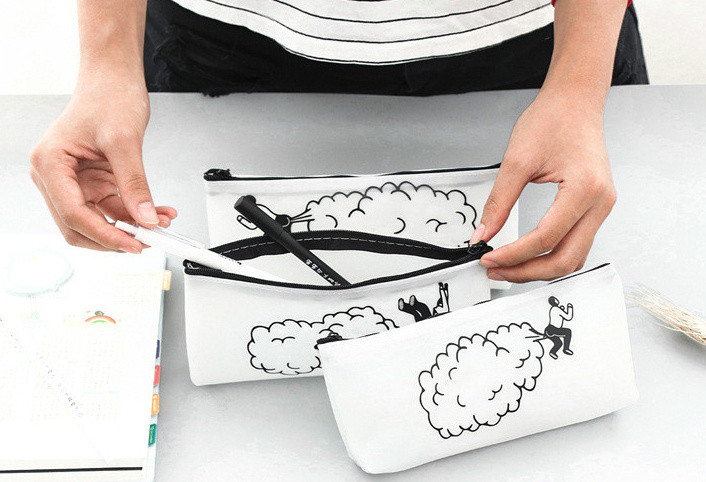 Novost Zanimljiva torba za pernice velikog kapaciteta, kutija za pohranu papira, organizator, školski pribor Escolar