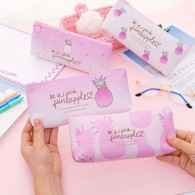 Tolltartó Kawaii PU Cortex tolltartó Iskolai tolltáskák gyerekeknek Nagy kapacitású ceruza tolltartó iskolai írószer kellékek