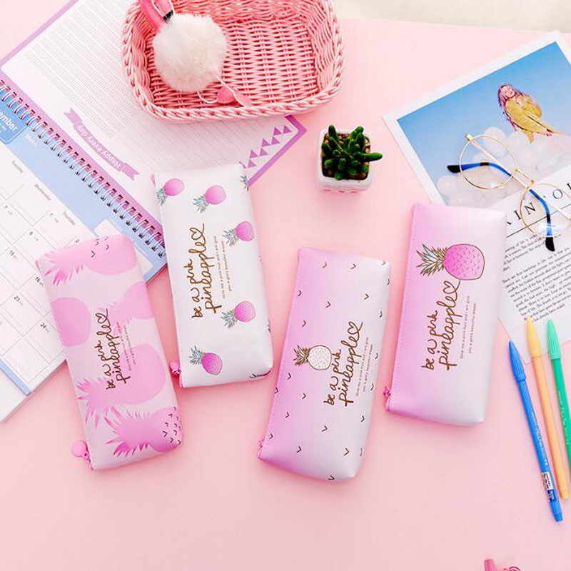 Tolltartó Kawaii PU Cortex tolltartó Iskolai tolltáskák gyerekeknek Nagy kapacitású ceruza tolltartó iskolai írószer kellékek