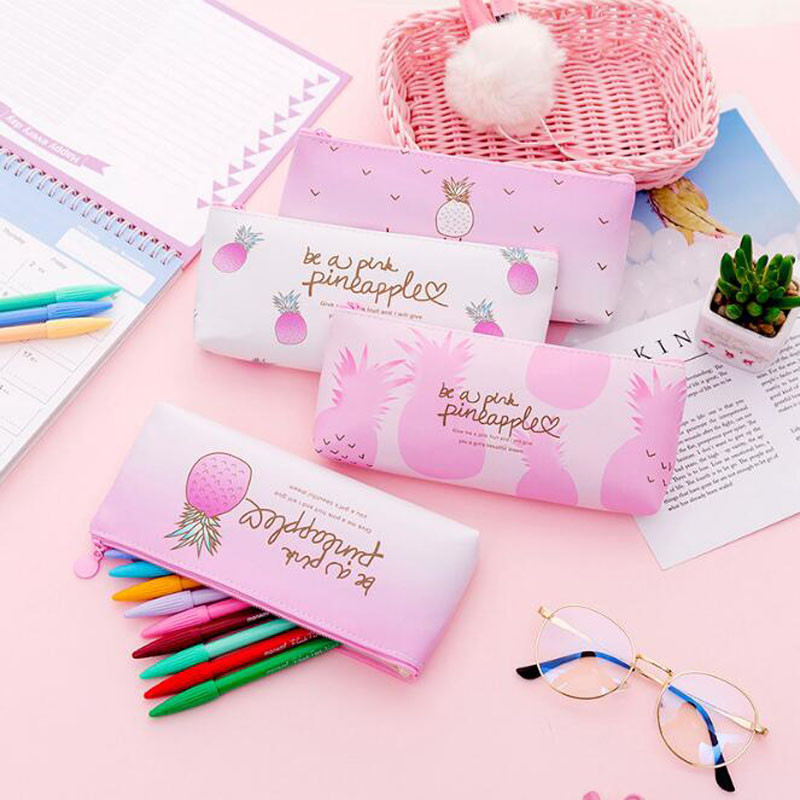 Tolltartó Kawaii PU Cortex tolltartó Iskolai tolltáskák gyerekeknek Nagy kapacitású ceruza tolltartó iskolai írószer kellékek